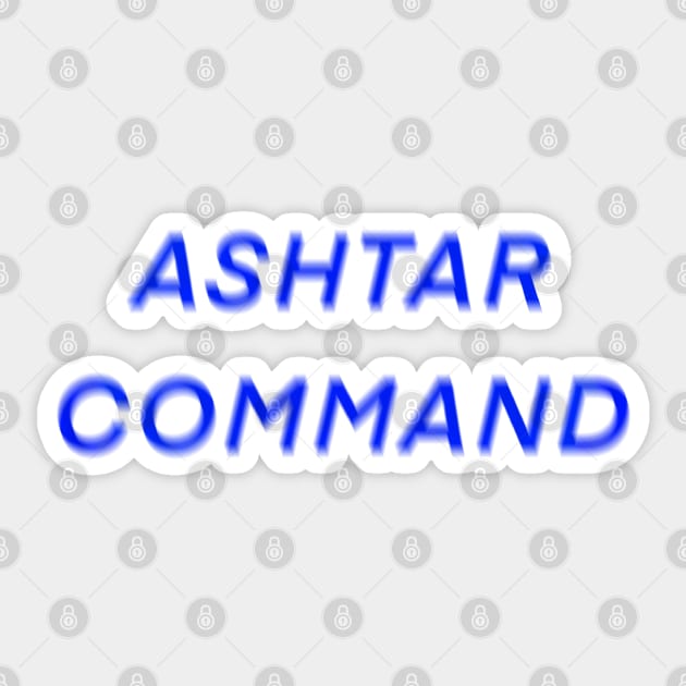 Ashtar command Sticker by CreaKat